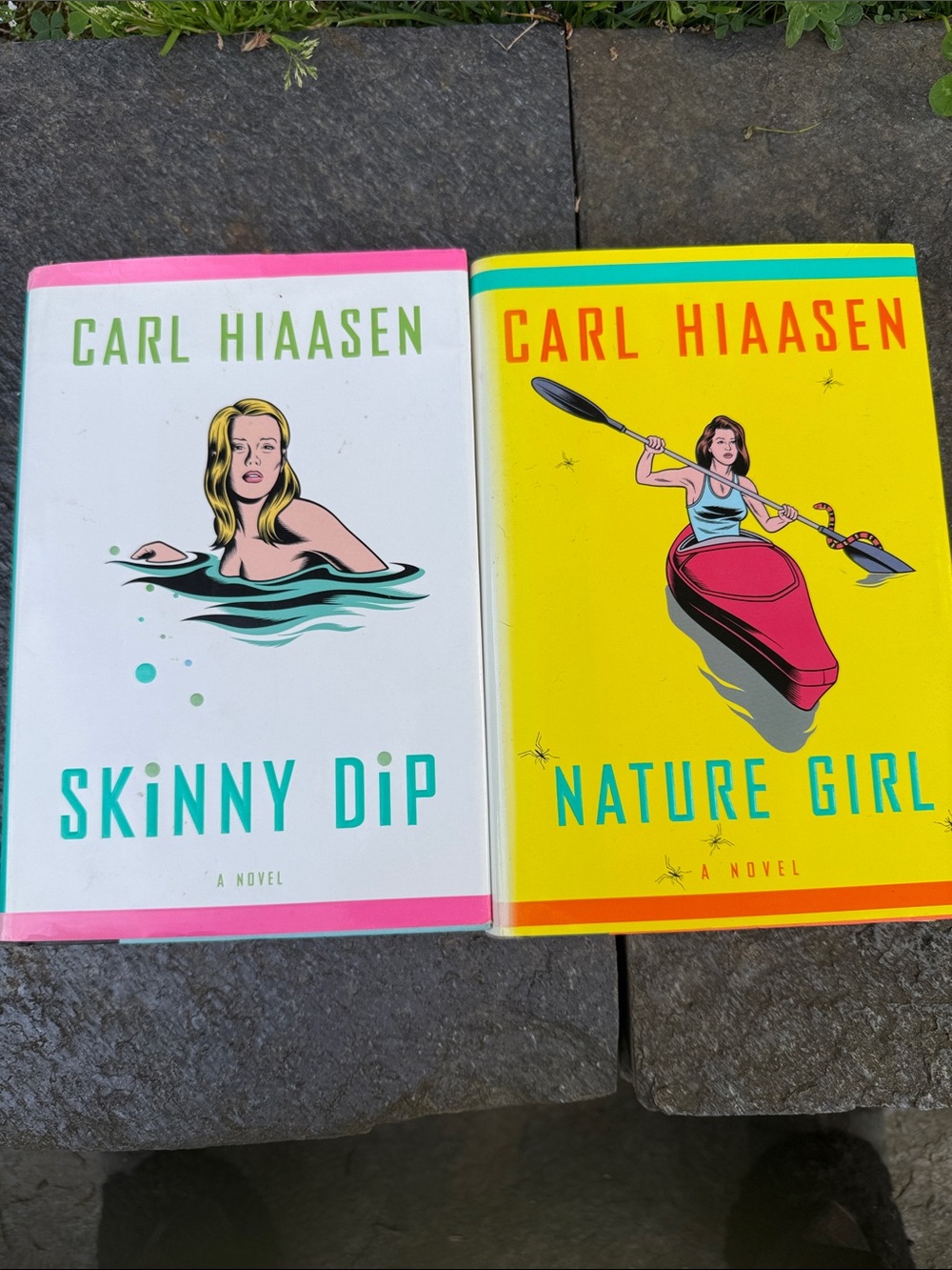 Set of Carl Hiaasen Hardcover Books